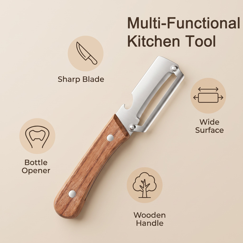 Artisan 2-in-1 Vegetable Peeler & Bottle Opener